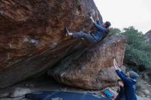 Bouldering in Hueco Tanks on 01/16/2020 with Blue Lizard Climbing and Yoga

Filename: SRM_20200116_1351130.jpg
Aperture: f/9.0
Shutter Speed: 1/250
Body: Canon EOS-1D Mark II
Lens: Canon EF 16-35mm f/2.8 L