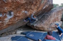 Bouldering in Hueco Tanks on 01/16/2020 with Blue Lizard Climbing and Yoga

Filename: SRM_20200116_1353280.jpg
Aperture: f/5.6
Shutter Speed: 1/320
Body: Canon EOS-1D Mark II
Lens: Canon EF 16-35mm f/2.8 L