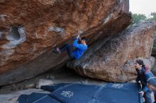 Bouldering in Hueco Tanks on 01/16/2020 with Blue Lizard Climbing and Yoga

Filename: SRM_20200116_1355350.jpg
Aperture: f/7.1
Shutter Speed: 1/320
Body: Canon EOS-1D Mark II
Lens: Canon EF 16-35mm f/2.8 L