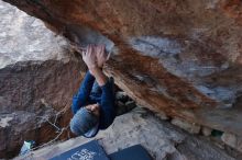 Bouldering in Hueco Tanks on 01/16/2020 with Blue Lizard Climbing and Yoga

Filename: SRM_20200116_1358520.jpg
Aperture: f/6.3
Shutter Speed: 1/320
Body: Canon EOS-1D Mark II
Lens: Canon EF 16-35mm f/2.8 L