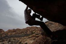 Bouldering in Hueco Tanks on 01/16/2020 with Blue Lizard Climbing and Yoga

Filename: SRM_20200116_1407431.jpg
Aperture: f/11.0
Shutter Speed: 1/320
Body: Canon EOS-1D Mark II
Lens: Canon EF 16-35mm f/2.8 L