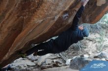 Bouldering in Hueco Tanks on 01/16/2020 with Blue Lizard Climbing and Yoga

Filename: SRM_20200116_1444390.jpg
Aperture: f/3.5
Shutter Speed: 1/250
Body: Canon EOS-1D Mark II
Lens: Canon EF 50mm f/1.8 II