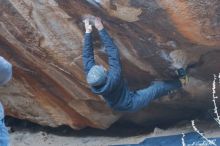 Bouldering in Hueco Tanks on 01/16/2020 with Blue Lizard Climbing and Yoga

Filename: SRM_20200116_1450510.jpg
Aperture: f/2.8
Shutter Speed: 1/250
Body: Canon EOS-1D Mark II
Lens: Canon EF 50mm f/1.8 II