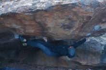 Bouldering in Hueco Tanks on 01/16/2020 with Blue Lizard Climbing and Yoga

Filename: SRM_20200116_1539140.jpg
Aperture: f/4.0
Shutter Speed: 1/250
Body: Canon EOS-1D Mark II
Lens: Canon EF 50mm f/1.8 II