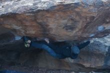 Bouldering in Hueco Tanks on 01/16/2020 with Blue Lizard Climbing and Yoga

Filename: SRM_20200116_1539150.jpg
Aperture: f/4.0
Shutter Speed: 1/250
Body: Canon EOS-1D Mark II
Lens: Canon EF 50mm f/1.8 II