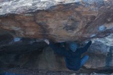 Bouldering in Hueco Tanks on 01/16/2020 with Blue Lizard Climbing and Yoga

Filename: SRM_20200116_1539200.jpg
Aperture: f/4.0
Shutter Speed: 1/250
Body: Canon EOS-1D Mark II
Lens: Canon EF 50mm f/1.8 II