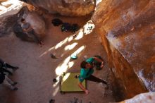 Bouldering in Hueco Tanks on 01/18/2020 with Blue Lizard Climbing and Yoga

Filename: SRM_20200118_1603230.jpg
Aperture: f/4.5
Shutter Speed: 1/250
Body: Canon EOS-1D Mark II
Lens: Canon EF 16-35mm f/2.8 L