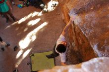 Bouldering in Hueco Tanks on 01/18/2020 with Blue Lizard Climbing and Yoga

Filename: SRM_20200118_1604172.jpg
Aperture: f/4.5
Shutter Speed: 1/250
Body: Canon EOS-1D Mark II
Lens: Canon EF 16-35mm f/2.8 L