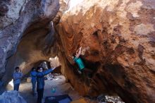 Bouldering in Hueco Tanks on 01/18/2020 with Blue Lizard Climbing and Yoga

Filename: SRM_20200118_1618240.jpg
Aperture: f/4.5
Shutter Speed: 1/250
Body: Canon EOS-1D Mark II
Lens: Canon EF 16-35mm f/2.8 L