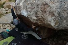 Bouldering in Hueco Tanks on 01/18/2020 with Blue Lizard Climbing and Yoga

Filename: SRM_20200118_1748330.jpg
Aperture: f/3.2
Shutter Speed: 1/250
Body: Canon EOS-1D Mark II
Lens: Canon EF 16-35mm f/2.8 L