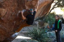 Bouldering in Hueco Tanks on 01/18/2020 with Blue Lizard Climbing and Yoga

Filename: SRM_20200118_1109170.jpg
Aperture: f/4.0
Shutter Speed: 1/250
Body: Canon EOS-1D Mark II
Lens: Canon EF 50mm f/1.8 II