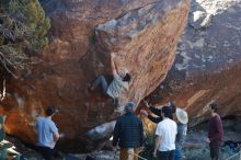 Bouldering in Hueco Tanks on 01/18/2020 with Blue Lizard Climbing and Yoga

Filename: SRM_20200118_1119200.jpg
Aperture: f/5.0
Shutter Speed: 1/250
Body: Canon EOS-1D Mark II
Lens: Canon EF 50mm f/1.8 II