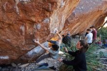 Bouldering in Hueco Tanks on 01/18/2020 with Blue Lizard Climbing and Yoga

Filename: SRM_20200118_1148070.jpg
Aperture: f/5.0
Shutter Speed: 1/250
Body: Canon EOS-1D Mark II
Lens: Canon EF 16-35mm f/2.8 L