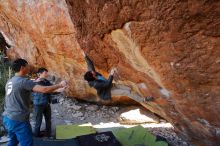 Bouldering in Hueco Tanks on 01/18/2020 with Blue Lizard Climbing and Yoga

Filename: SRM_20200118_1153450.jpg
Aperture: f/5.0
Shutter Speed: 1/250
Body: Canon EOS-1D Mark II
Lens: Canon EF 16-35mm f/2.8 L