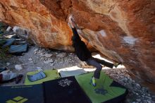 Bouldering in Hueco Tanks on 01/18/2020 with Blue Lizard Climbing and Yoga

Filename: SRM_20200118_1202500.jpg
Aperture: f/5.0
Shutter Speed: 1/250
Body: Canon EOS-1D Mark II
Lens: Canon EF 16-35mm f/2.8 L