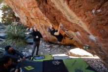 Bouldering in Hueco Tanks on 01/18/2020 with Blue Lizard Climbing and Yoga

Filename: SRM_20200118_1203590.jpg
Aperture: f/5.0
Shutter Speed: 1/250
Body: Canon EOS-1D Mark II
Lens: Canon EF 16-35mm f/2.8 L