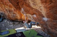 Bouldering in Hueco Tanks on 01/18/2020 with Blue Lizard Climbing and Yoga

Filename: SRM_20200118_1205040.jpg
Aperture: f/5.6
Shutter Speed: 1/250
Body: Canon EOS-1D Mark II
Lens: Canon EF 16-35mm f/2.8 L