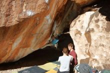 Bouldering in Hueco Tanks on 01/18/2020 with Blue Lizard Climbing and Yoga

Filename: SRM_20200118_1237320.jpg
Aperture: f/8.0
Shutter Speed: 1/250
Body: Canon EOS-1D Mark II
Lens: Canon EF 16-35mm f/2.8 L