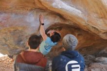 Bouldering in Hueco Tanks on 01/18/2020 with Blue Lizard Climbing and Yoga

Filename: SRM_20200118_1322100.jpg
Aperture: f/2.8
Shutter Speed: 1/320
Body: Canon EOS-1D Mark II
Lens: Canon EF 50mm f/1.8 II