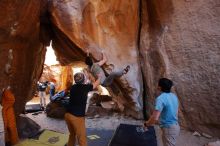 Bouldering in Hueco Tanks on 01/18/2020 with Blue Lizard Climbing and Yoga

Filename: SRM_20200118_1534280.jpg
Aperture: f/3.5
Shutter Speed: 1/250
Body: Canon EOS-1D Mark II
Lens: Canon EF 16-35mm f/2.8 L