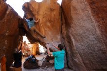 Bouldering in Hueco Tanks on 01/18/2020 with Blue Lizard Climbing and Yoga

Filename: SRM_20200118_1537210.jpg
Aperture: f/3.5
Shutter Speed: 1/250
Body: Canon EOS-1D Mark II
Lens: Canon EF 16-35mm f/2.8 L