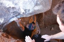 Bouldering in Hueco Tanks on 01/18/2020 with Blue Lizard Climbing and Yoga

Filename: SRM_20200118_1544551.jpg
Aperture: f/4.5
Shutter Speed: 1/250
Body: Canon EOS-1D Mark II
Lens: Canon EF 16-35mm f/2.8 L