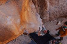 Bouldering in Hueco Tanks on 01/18/2020 with Blue Lizard Climbing and Yoga

Filename: SRM_20200118_1549040.jpg
Aperture: f/3.5
Shutter Speed: 1/250
Body: Canon EOS-1D Mark II
Lens: Canon EF 16-35mm f/2.8 L