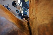 Bouldering in Hueco Tanks on 01/18/2020 with Blue Lizard Climbing and Yoga

Filename: SRM_20200118_1611060.jpg
Aperture: f/2.8
Shutter Speed: 1/160
Body: Canon EOS-1D Mark II
Lens: Canon EF 16-35mm f/2.8 L