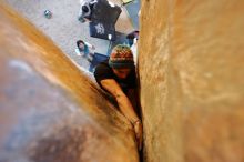 Bouldering in Hueco Tanks on 01/18/2020 with Blue Lizard Climbing and Yoga

Filename: SRM_20200118_1611170.jpg
Aperture: f/2.8
Shutter Speed: 1/50
Body: Canon EOS-1D Mark II
Lens: Canon EF 16-35mm f/2.8 L