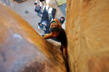 Bouldering in Hueco Tanks on 01/18/2020 with Blue Lizard Climbing and Yoga

Filename: SRM_20200118_1611220.jpg
Aperture: f/2.8
Shutter Speed: 1/80
Body: Canon EOS-1D Mark II
Lens: Canon EF 16-35mm f/2.8 L