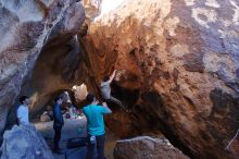 Bouldering in Hueco Tanks on 01/18/2020 with Blue Lizard Climbing and Yoga

Filename: SRM_20200118_1624190.jpg
Aperture: f/5.0
Shutter Speed: 1/250
Body: Canon EOS-1D Mark II
Lens: Canon EF 16-35mm f/2.8 L