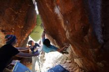 Bouldering in Hueco Tanks on 01/18/2020 with Blue Lizard Climbing and Yoga

Filename: SRM_20200118_1636170.jpg
Aperture: f/3.5
Shutter Speed: 1/250
Body: Canon EOS-1D Mark II
Lens: Canon EF 16-35mm f/2.8 L