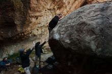 Bouldering in Hueco Tanks on 01/18/2020 with Blue Lizard Climbing and Yoga

Filename: SRM_20200118_1740090.jpg
Aperture: f/4.5
Shutter Speed: 1/250
Body: Canon EOS-1D Mark II
Lens: Canon EF 16-35mm f/2.8 L