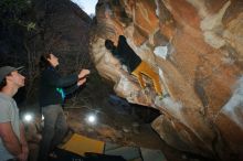 Bouldering in Hueco Tanks on 01/19/2020 with Blue Lizard Climbing and Yoga

Filename: SRM_20200119_1120510.jpg
Aperture: f/7.1
Shutter Speed: 1/250
Body: Canon EOS-1D Mark II
Lens: Canon EF 16-35mm f/2.8 L