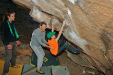 Bouldering in Hueco Tanks on 01/19/2020 with Blue Lizard Climbing and Yoga

Filename: SRM_20200119_1122290.jpg
Aperture: f/7.1
Shutter Speed: 1/250
Body: Canon EOS-1D Mark II
Lens: Canon EF 16-35mm f/2.8 L