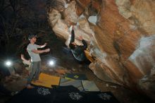 Bouldering in Hueco Tanks on 01/19/2020 with Blue Lizard Climbing and Yoga

Filename: SRM_20200119_1127380.jpg
Aperture: f/7.1
Shutter Speed: 1/250
Body: Canon EOS-1D Mark II
Lens: Canon EF 16-35mm f/2.8 L