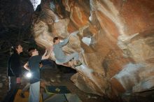 Bouldering in Hueco Tanks on 01/19/2020 with Blue Lizard Climbing and Yoga

Filename: SRM_20200119_1130350.jpg
Aperture: f/7.1
Shutter Speed: 1/250
Body: Canon EOS-1D Mark II
Lens: Canon EF 16-35mm f/2.8 L