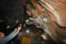 Bouldering in Hueco Tanks on 01/19/2020 with Blue Lizard Climbing and Yoga

Filename: SRM_20200119_1140200.jpg
Aperture: f/8.0
Shutter Speed: 1/250
Body: Canon EOS-1D Mark II
Lens: Canon EF 16-35mm f/2.8 L