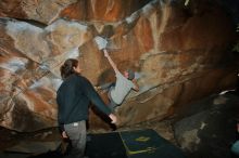 Bouldering in Hueco Tanks on 01/19/2020 with Blue Lizard Climbing and Yoga

Filename: SRM_20200119_1151460.jpg
Aperture: f/8.0
Shutter Speed: 1/250
Body: Canon EOS-1D Mark II
Lens: Canon EF 16-35mm f/2.8 L