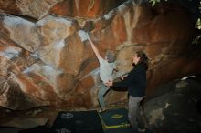 Bouldering in Hueco Tanks on 01/19/2020 with Blue Lizard Climbing and Yoga

Filename: SRM_20200119_1153160.jpg
Aperture: f/8.0
Shutter Speed: 1/250
Body: Canon EOS-1D Mark II
Lens: Canon EF 16-35mm f/2.8 L