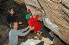 Bouldering in Hueco Tanks on 01/19/2020 with Blue Lizard Climbing and Yoga

Filename: SRM_20200119_1200070.jpg
Aperture: f/8.0
Shutter Speed: 1/250
Body: Canon EOS-1D Mark II
Lens: Canon EF 16-35mm f/2.8 L