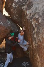 Bouldering in Hueco Tanks on 01/19/2020 with Blue Lizard Climbing and Yoga

Filename: SRM_20200119_1223430.jpg
Aperture: f/5.0
Shutter Speed: 1/250
Body: Canon EOS-1D Mark II
Lens: Canon EF 50mm f/1.8 II