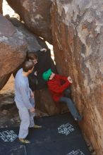 Bouldering in Hueco Tanks on 01/19/2020 with Blue Lizard Climbing and Yoga

Filename: SRM_20200119_1227540.jpg
Aperture: f/2.8
Shutter Speed: 1/250
Body: Canon EOS-1D Mark II
Lens: Canon EF 50mm f/1.8 II