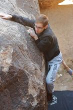 Bouldering in Hueco Tanks on 01/19/2020 with Blue Lizard Climbing and Yoga

Filename: SRM_20200119_1234580.jpg
Aperture: f/3.5
Shutter Speed: 1/250
Body: Canon EOS-1D Mark II
Lens: Canon EF 50mm f/1.8 II