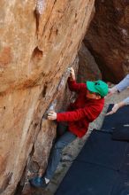 Bouldering in Hueco Tanks on 01/19/2020 with Blue Lizard Climbing and Yoga

Filename: SRM_20200119_1240520.jpg
Aperture: f/5.0
Shutter Speed: 1/250
Body: Canon EOS-1D Mark II
Lens: Canon EF 50mm f/1.8 II