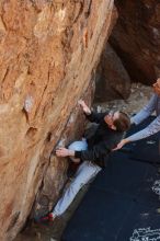 Bouldering in Hueco Tanks on 01/19/2020 with Blue Lizard Climbing and Yoga

Filename: SRM_20200119_1242470.jpg
Aperture: f/5.6
Shutter Speed: 1/250
Body: Canon EOS-1D Mark II
Lens: Canon EF 50mm f/1.8 II