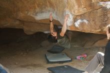 Bouldering in Hueco Tanks on 01/19/2020 with Blue Lizard Climbing and Yoga

Filename: SRM_20200119_1251250.jpg
Aperture: f/3.5
Shutter Speed: 1/250
Body: Canon EOS-1D Mark II
Lens: Canon EF 50mm f/1.8 II