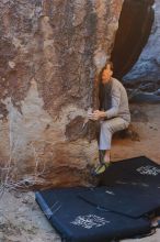 Bouldering in Hueco Tanks on 01/19/2020 with Blue Lizard Climbing and Yoga

Filename: SRM_20200119_1259180.jpg
Aperture: f/4.0
Shutter Speed: 1/320
Body: Canon EOS-1D Mark II
Lens: Canon EF 50mm f/1.8 II