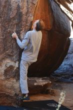 Bouldering in Hueco Tanks on 01/19/2020 with Blue Lizard Climbing and Yoga

Filename: SRM_20200119_1301190.jpg
Aperture: f/4.0
Shutter Speed: 1/320
Body: Canon EOS-1D Mark II
Lens: Canon EF 50mm f/1.8 II