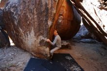 Bouldering in Hueco Tanks on 01/19/2020 with Blue Lizard Climbing and Yoga

Filename: SRM_20200119_1313190.jpg
Aperture: f/4.0
Shutter Speed: 1/320
Body: Canon EOS-1D Mark II
Lens: Canon EF 16-35mm f/2.8 L